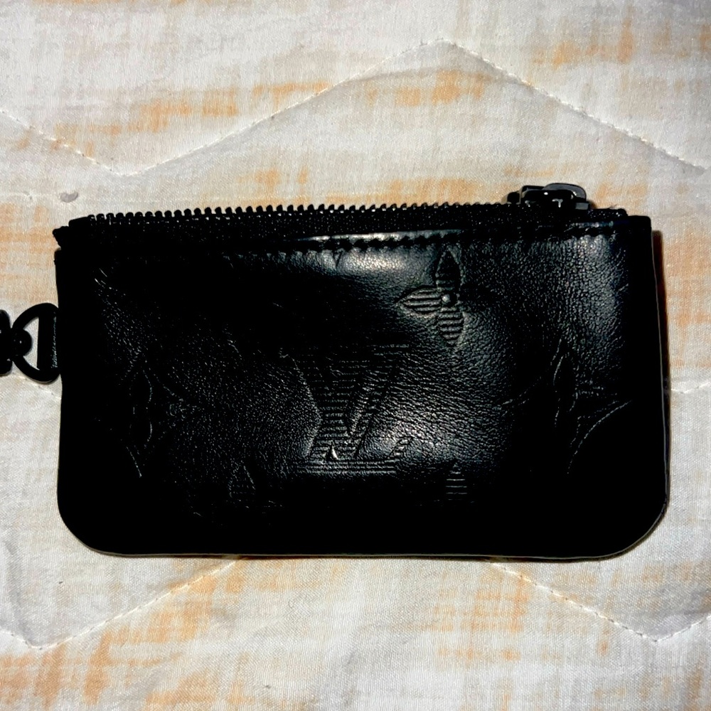 Black leather Louis Vuitton coin  wallet (SOLD)